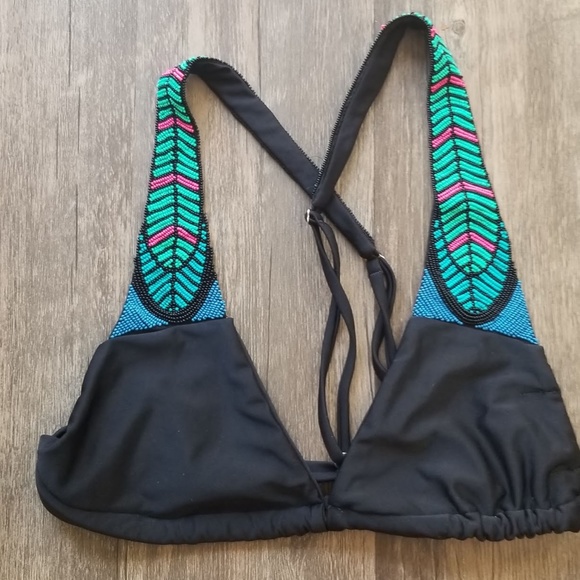 Mara Hoffman Other - NWOT MARA HOFFMAN BEADED BIKINI TOP